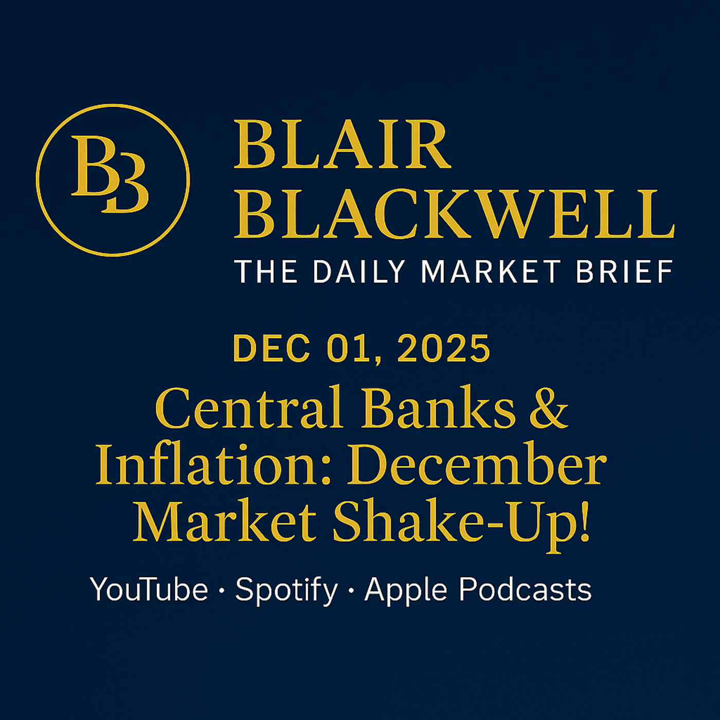 Central Banks & Inflation: December Market Shake-Up! episode artwork