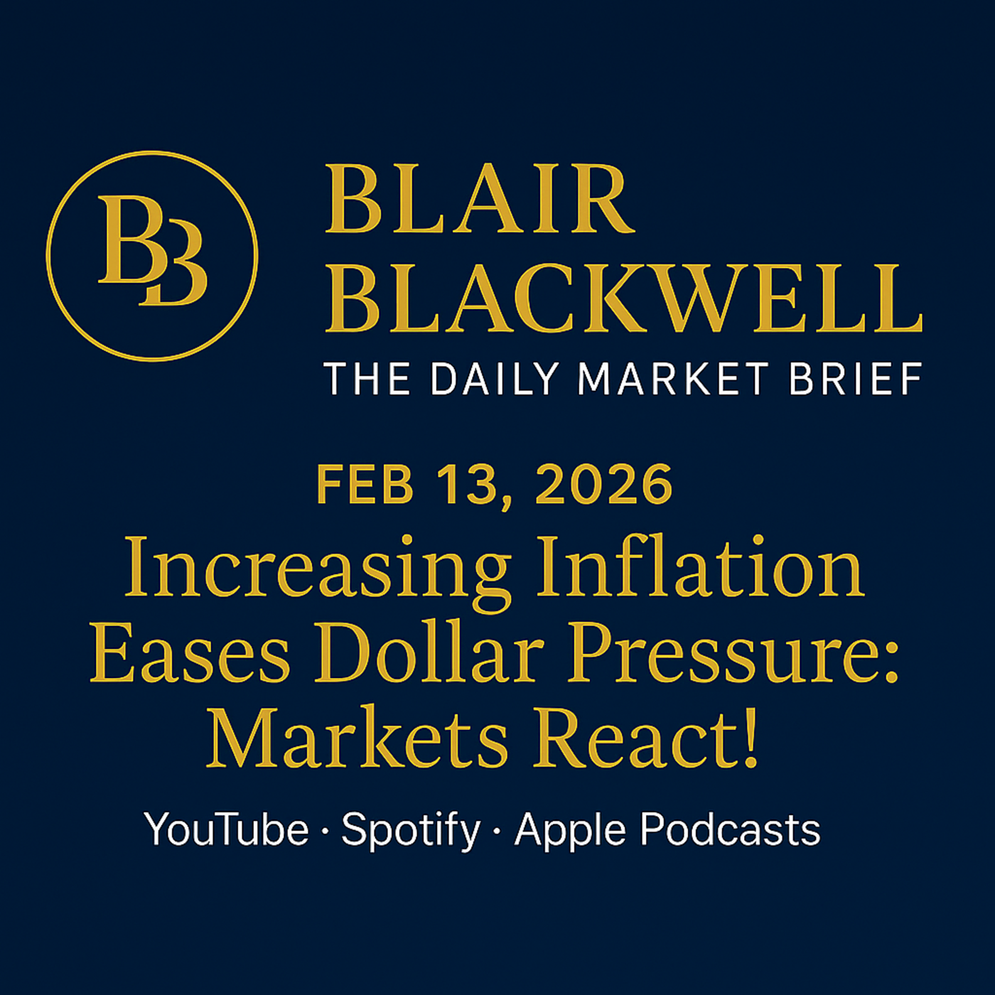 Increasing Inflation Eases Dollar Pressure: Markets React! episode artwork